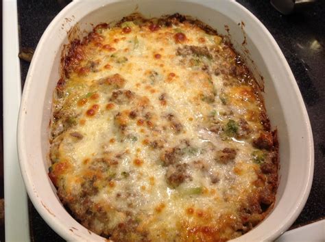 Continue to 17 of 22 below. Cheesy Broccoli and Beef Casserole (Low Carb/Gluten-free ...