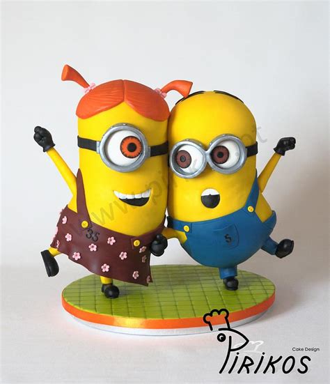 Mama Minion And Little Minion Decorated Cake By Cakesdecor