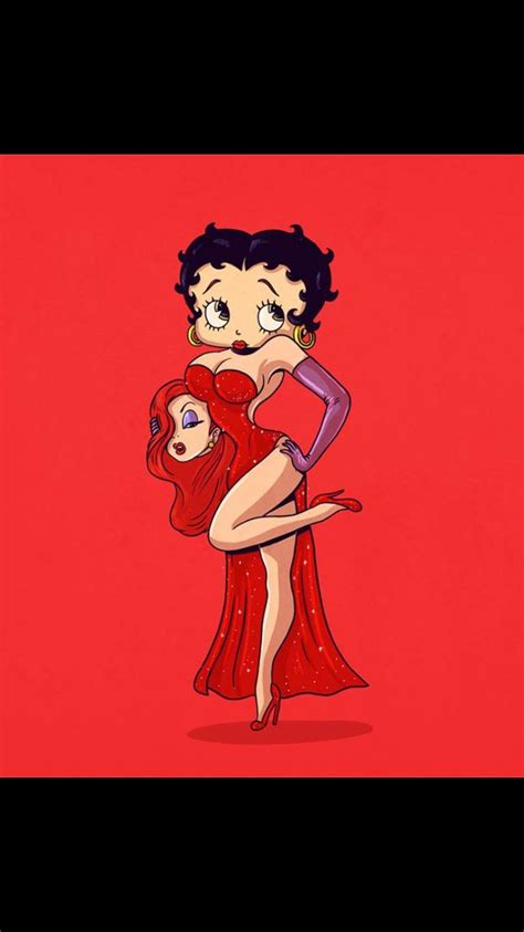 Betty Boop And Jessica Rabbit Illustration By Alex Solis Betty Boop