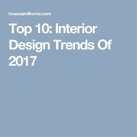 Top 10 Interior Design Trends Of 2017 Kitchen Design Trends