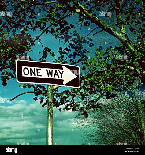 One Way Traffic Hi Res Stock Photography And Images Alamy