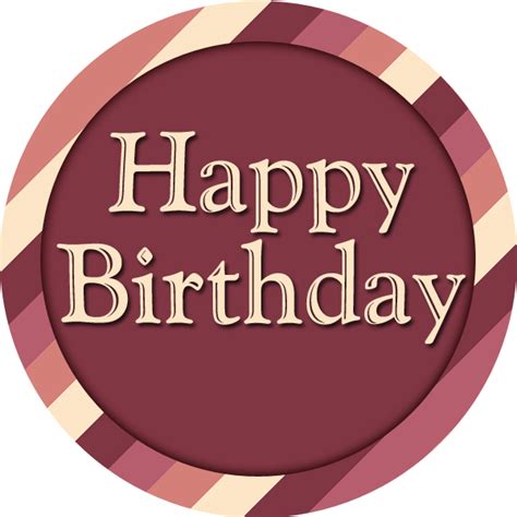 Free printable template happy birthday cake topper. Happy Birthday Cupcake Toppers - Karen Cookie Jar