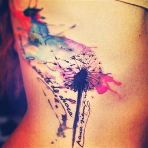 Dandelion Tattoo Tattoos And Peircings Pinterest
