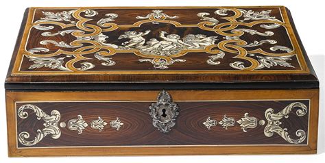 180 An Italian Silvered Metal Mounted Tortoiseshell And Ivory Inlaid