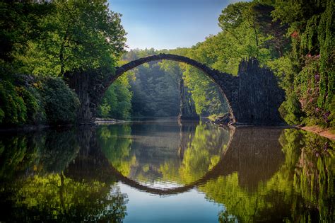 Gray Bridge And Trees 4k Wallpaper