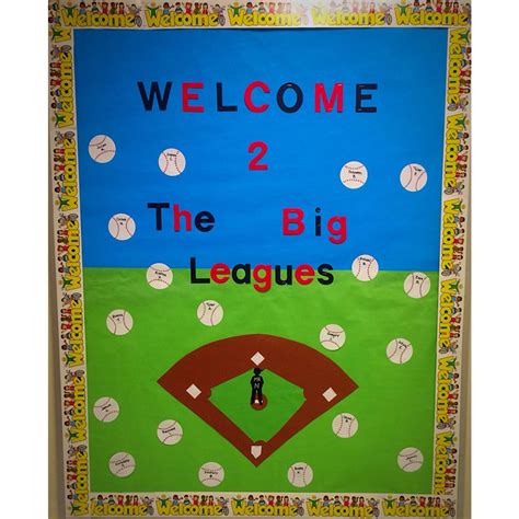 Baseball Bulletin Board Sports Theme Classroom Sports Classroom