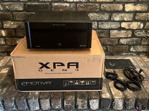 Emotiva Xpa 3 Gen3 3 Channel Audiophile Home Theater Power Amplifier