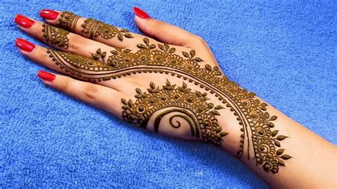 We, the designers @ milo, will try to investigate the upcoming trends in the digital design world in 2021. Easy Henna Mehndi Design for back hands - Craft Community