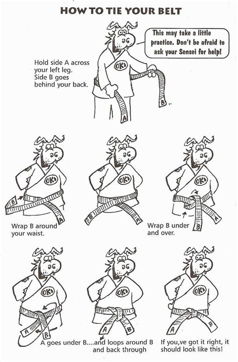 How To Tie Karate Belt Karate Belt Shotokan Karate Martial Arts Belts