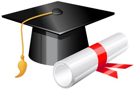 Graduation Cap And Diploma Png Clipart Full Size Clipart 5562863