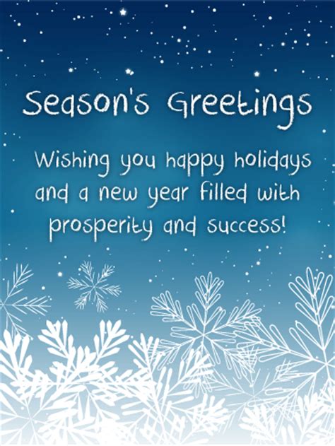 Warmest thoughts and best wishes. Snowing Night - Season's Greetings Cards | Birthday & Greeting Cards by Davia