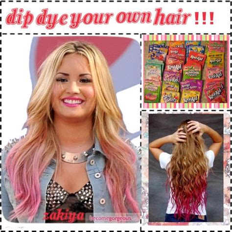 How To Dip Dye Your Hair With Kool Aid By Tip Chicks On Polyvore