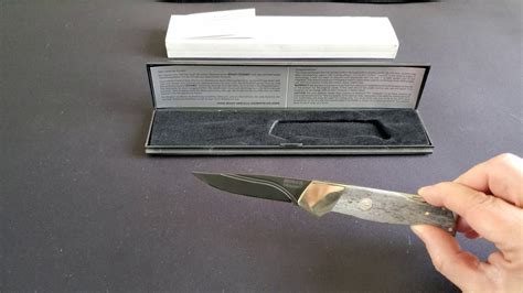 Vintage Boker Ceramic Blade Folding Knife With 343 Inch Ceramic Blade