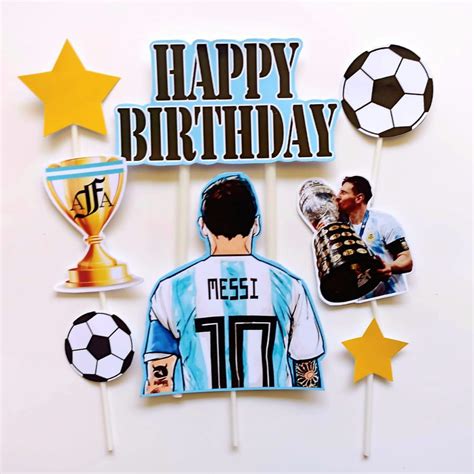 Character Cake Toppercake Toppermessiargentina Cake Topper Shopee