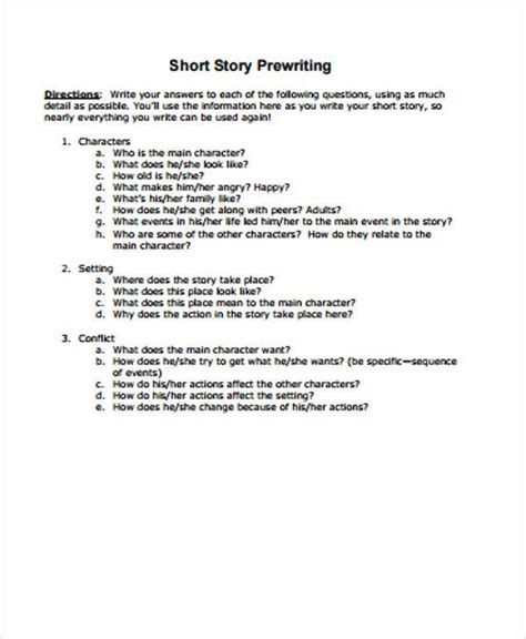 3 Short Story Outline Templates