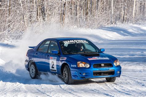Learning To Drive A Subaru Wrx Sti Rally Car In The Snow