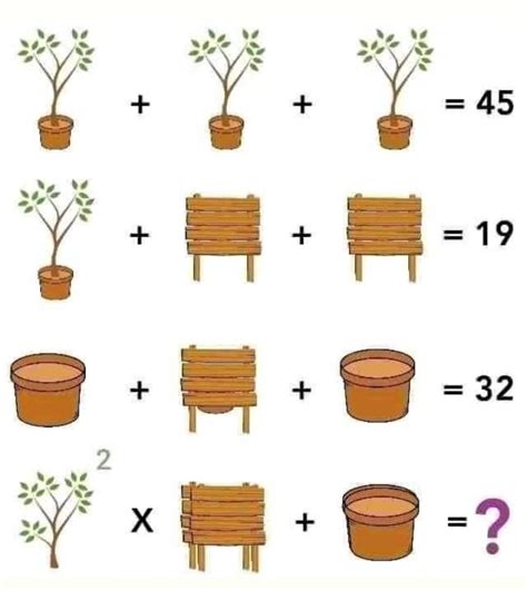 Plant Fence Pot Math Puzzle With Answer Forward Junction Puzzles