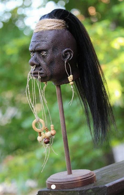 Realistic Shrunken Head Replica The Item You Are Bidding On Is A