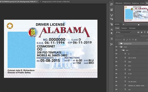Alabama Driver License Usa ⋆