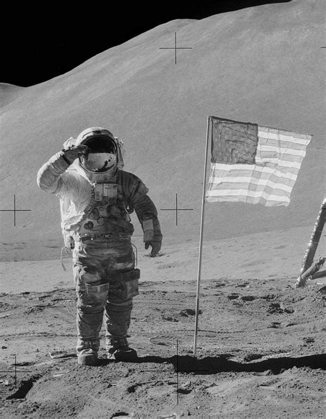 Apollo 15 Astronaut Dave Scott On The Moon August 1 1971 Apollo