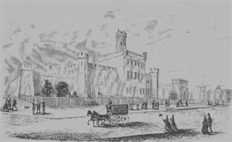 The Moyamensing Prison Philadelphia The Site Of Winnemores 1867