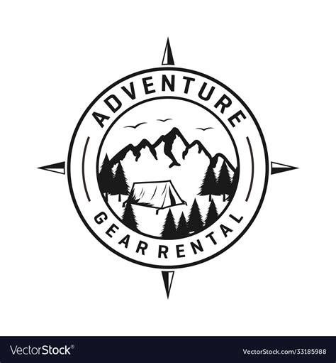Adventure Logo Design Royalty Free Vector Image