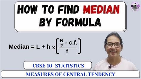 Median Class 10 । How To Find Median । Formula Of Median Youtube