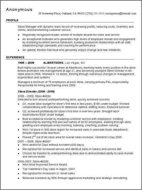 P L Responsibility Resume Examples Resume Example Gallery