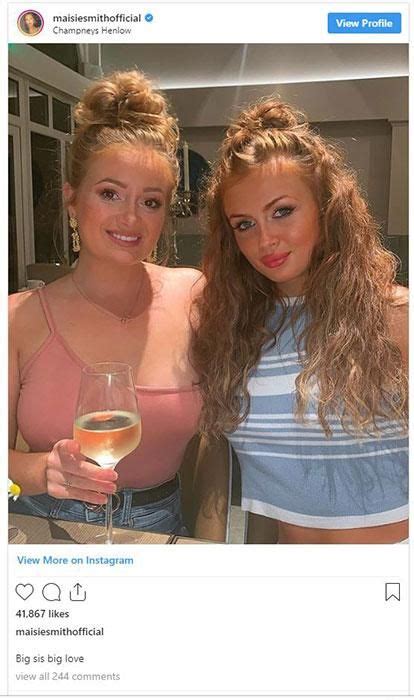 Eastenders Star Maisie Smith Shares Surprising Snap Of Identical Sister