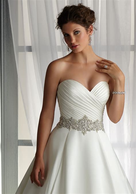 See more ideas about wedding dresses, dresses, wedding. Morilee Bridal Duchess Satin Wedding Dress with ...