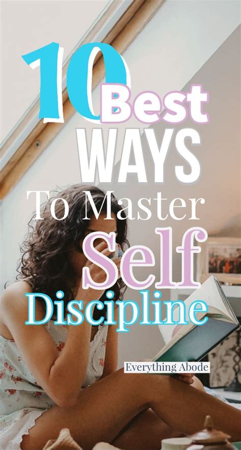 10 Brilliant Ways To Master Self Discipline Everything Abode Fitness