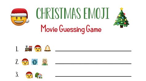 Christmas Emoji Song Guessing Game 2023 Cool Amazing Incredible