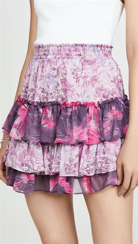 Womens Skirts Misa Alena Skirt Floral — P Entech