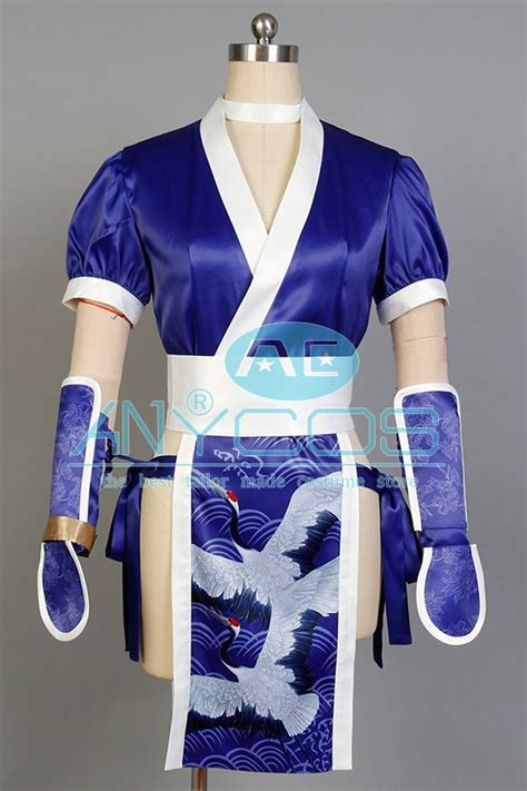 Original Doa Dead Or Alive Kasumi Cosplay Costume Mich Synthetic Silk