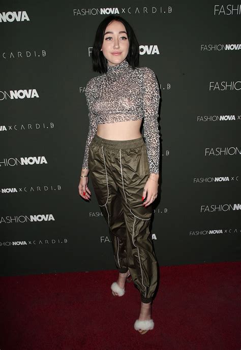 Noah Cyrus Went Braless In A Sheer Top At The Fashion Nova X Cardi B Launch Event