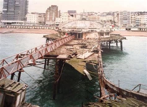 West Pier Brighton The Pier Closed In 1975 And By The Time This Photo