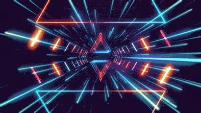 Trippy Giphy Neon Retro Motion Graphics Gifs