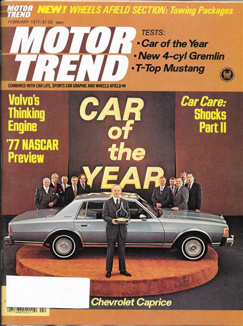 Vintage Feature 1977 Chevrolet Caprice Motor Trend Car Of The Year Curbside Classic