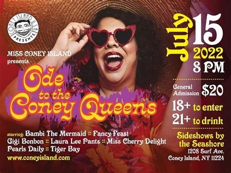 Miss Coney Island Presents Ode To The Coney Queens — Coney Island Usa