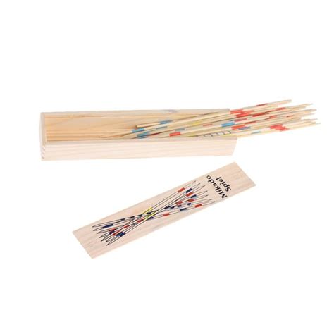 Traditional Mikado Spiel Wooden Pick Up Sticks Set Traditional Game