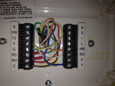 • check for damaged, miswired. Rheem Prestige Two Stage Thermostat Wiring Diagram