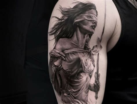 101 Best Lady Justice Tattoo Ideas You Have To See To Believe Outsons