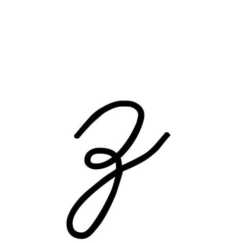 How To Make A Lowercase Z In Cursive