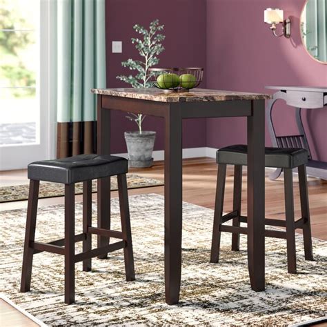 Top picks related reviews newsletter. Andover Mills Daisy 3 Piece Counter Height Pub Table Set & Reviews | Wayfair