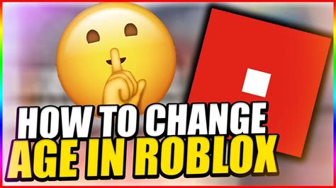 How To Legit Change Your Age On Roblox For Free Youtube
