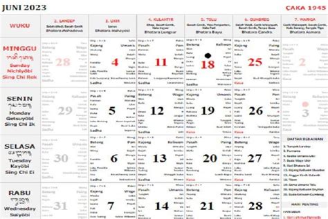 Kalender Bali Selasa 13 Juni 2023 Kurang Baik Untuk Bersenggama Cocok