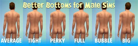 Better Bottoms For Male Sims Body Parts Loverslab