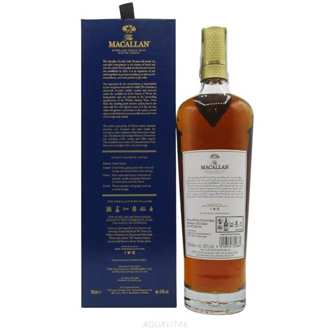 whisky macallan 18 year old double cask release 2021 single malt scotch whisky