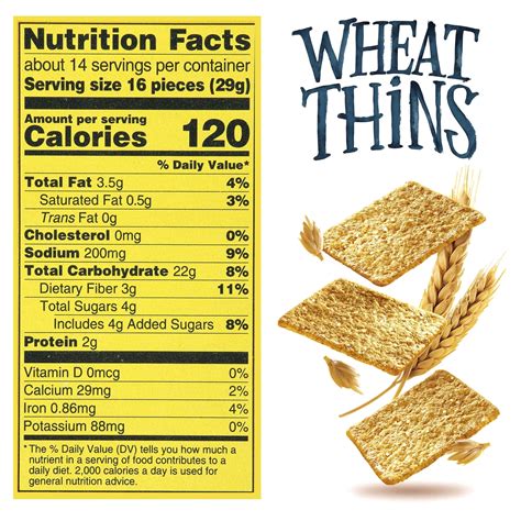 Wheat Thins Reduced Fat 145 Oz Wheat And Grain Crackers Meijer