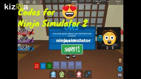 codes for ninja simulator 2 youtube